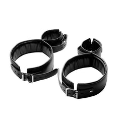 Wrist to Thigh Restraint Cuffs - Black