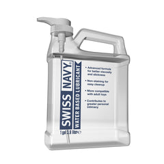 Swiss Navy Water Based Lubricant 1gal/3.8L