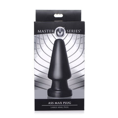 Ass Max Plug Large Anal Plug Black 18cm
