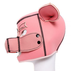 Neoprene Pig Mask - Pink