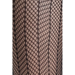 Sensual Arrow Mesh Tights Black