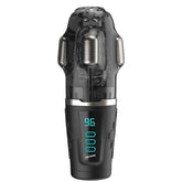 Hypershaker Automatic App Controlled LCD Masturbator Blue