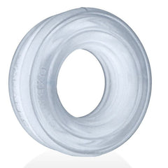 Roto Grooved Gripper Ribbed Cockring Clear