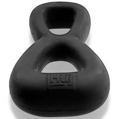Boomerang Double Cockring Ball Stretcher Black