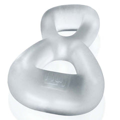 Boomerang Double Cockring Ball Stretcher Clear