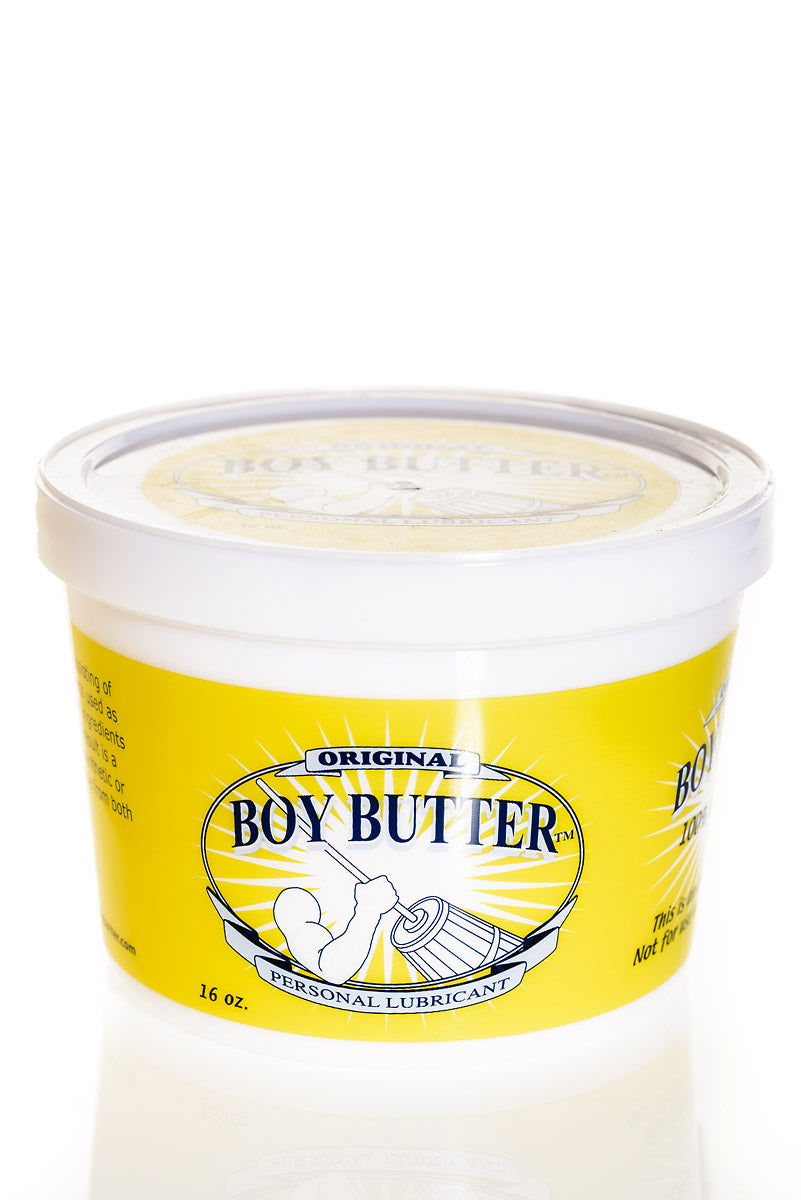 Boy Butter Original Oil Based Lube 475 ml / 16oz Tub - Shhh...