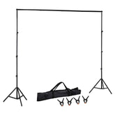 2.5X3M Photography Backdrop Stand Kit Studio Screen Photo Background Support Set - Shhh...