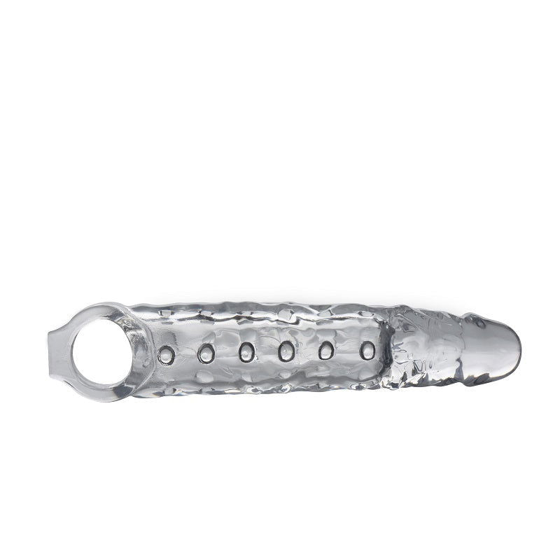 3 inch Stippled Extender Sleeve - Clear - Shhh...