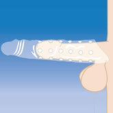 3 inch trimmable Penis Enhancer Sleeve - Clear - Shhh...