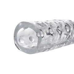 3 inch trimmable Penis Enhancer Sleeve - Clear - Shhh...