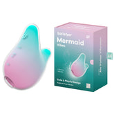 Satisfyer Mermaid Vibes Mint/Pink USB Rechargeable Air Pulse Stimulator