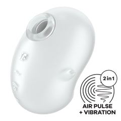 Satisfyer Cutie Ghost Air Pulse Clit Stimulator - White