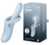 Satisfyer Heat Flex 4 USB Rechargeable Heating Vibrator - Blue