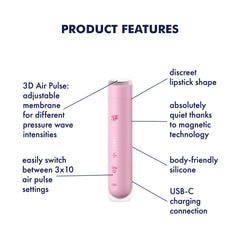 Satisfyer First Kiss - USB Rechargeable Air Pulse Stimulator