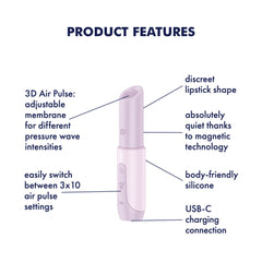 Satisfyer Secret Kiss - Lilac USB Rechargeable Air Pulse Stimulator