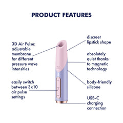 Satisfyer Bold Kiss - USB Rechargeable Air Pulse Stimulator