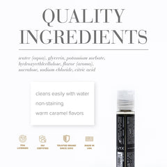 JO Gelato Salted Caramel Lube - 30 mL - Salted Caramel Flavoured Water Based Lubricant - 30 ml Bottle