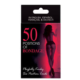 50 Positions of Bondage card game - Shhh...