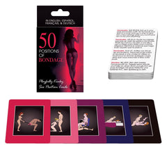 50 Positions of Bondage card game - Shhh...