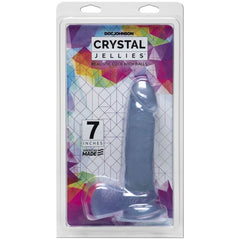 7 inch Realistic Jelly Cock With Balls - Clear - Shhh...