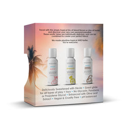 Wicked Simply Tropical Trio Flavoured Water Based Lube - Set of 3 x 30 ml Bottles