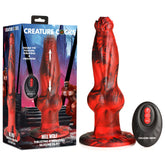 Creature Cocks Hell Wolf - 22 cm USB Rechargeable Thrusting Fantasy Dildo