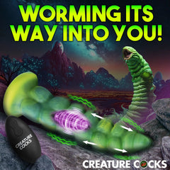 Creature Cocks Squirmer - 22.3 cm USB Rechargeable Thrusting Fantasy Dildo