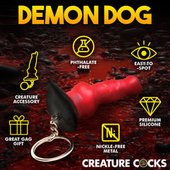 Creature Cocks Hell-Hound Novelty Dildo Keyring