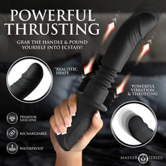 Master Series Power Thrust - 26.4 cm USB Rechargeable Thrusting Vibrator