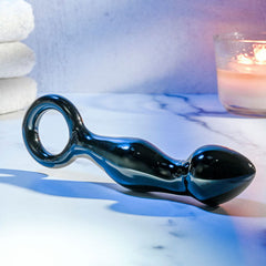 Adam & Eve ADAMS GLASS PROSTATE MASSAGER - 16.6 cm - Shhh...
