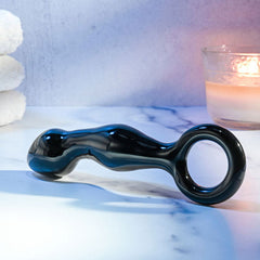 Adam & Eve ADAMS GLASS PROSTATE MASSAGER - 16.6 cm - Shhh...