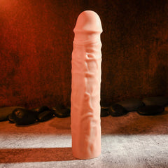 Adam & Eve Adam's 3'' Trimmable Realistic Penis Extension Sleeve - Shhh...