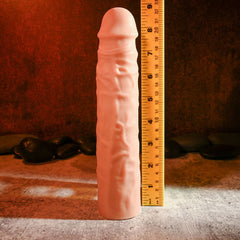 Adam & Eve Adam's 3'' Trimmable Realistic Penis Extension Sleeve - Shhh...