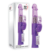 Adam & Eve Eve's First Rechargeable Rabbit - Purple 22.9 cm (9'') USB Rechargeable Rabbit Vibrator - Shhh...