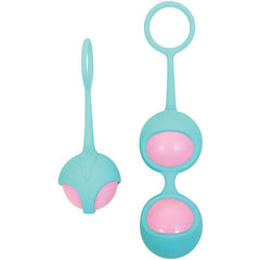 Adam & Eve Eve's Kegel Balls Training Set - Teal Green - Shhh...