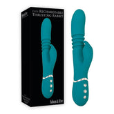 Adam & Eve Eve's Rechargeable Thrusting Rabbit - Green - Shhh...