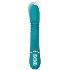 Adam & Eve Eve's Rechargeable Thrusting Rabbit - Green - Shhh...