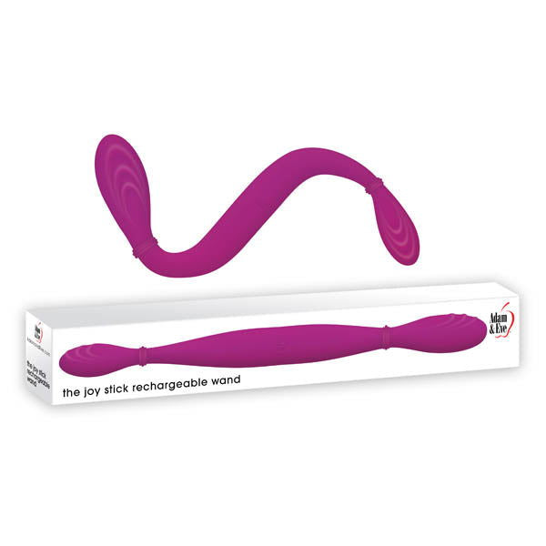 Adam & Eve The Joy Stick Bendable Rechargeable Wand - Purple - Shhh...
