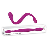 Adam & Eve The Joy Stick Bendable Rechargeable Wand - Purple - Shhh...