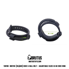 Adjustable Click N Go Cock Ring - Shhh...