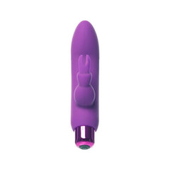 Alices Bunny Rechargeable Bullet with Rabbit Sleeve - Purple - Shhh...