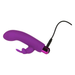 Alices Bunny Rechargeable Bullet with Rabbit Sleeve - Purple - Shhh...
