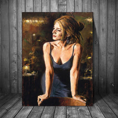 Allure. An oil work printed on canvas - Shhh...