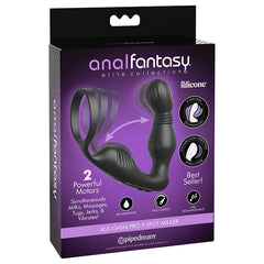 Anal Fantasy Elite Ass-Gasm P-Spot Milker Prostate Massage with Cock Ring - Shhh...