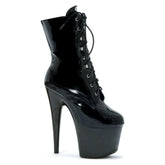 Ankle Boots w Inner Zipper Black 7 inch heel - 3 sizes - Shhh...