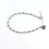 Anklet women's silver bead ankle bracelet by GussyLife. - Shhh...