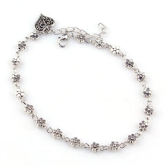 Anklet women's silver bead ankle bracelet by GussyLife. - Shhh...