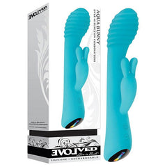 Aqua Bunny - 21.3 cm (8.4'') USB Rechargeable Rabbit Vibrator - Shhh...