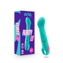 Aria Flirty AF - Teal 16.5 cm Vibrator - Shhh...