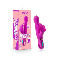 Aria Naughty AF - Plum 18.4 cm Butterfly Vibrator - Shhh...